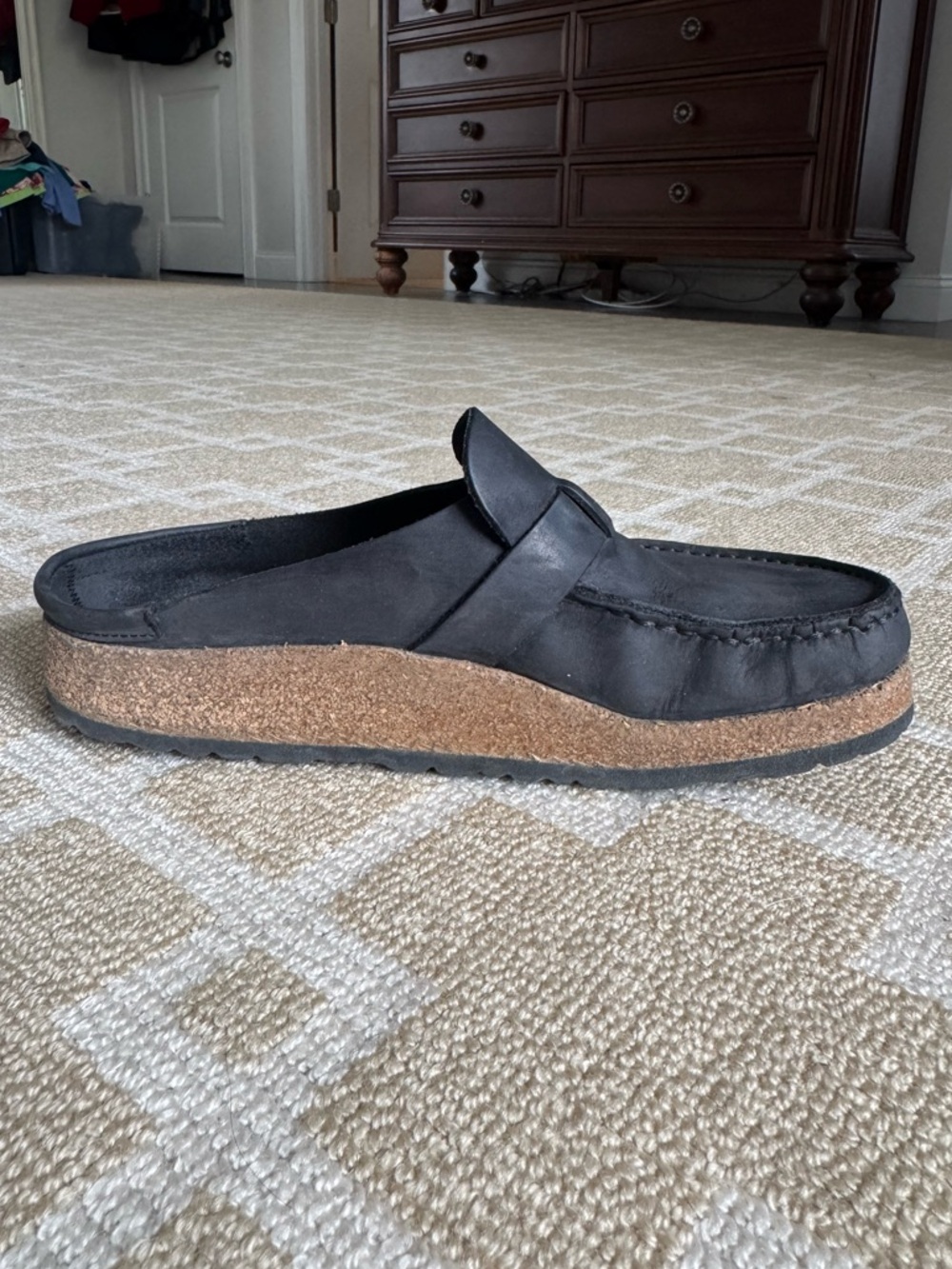 Birkenstock Buckley Clog Black Leather Buckle EU 39 (US 8-8.5) - Picture 4 of 17